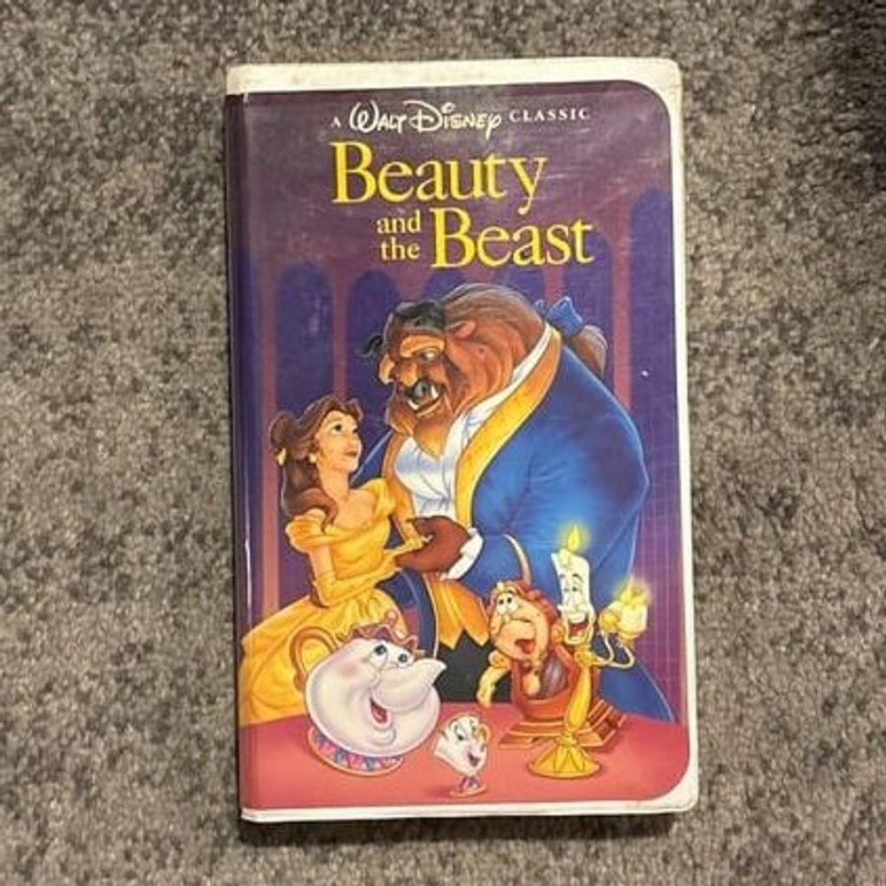 Disney Black Diamond Classic Beauty and the Beast VHS 1991 Animated Movie